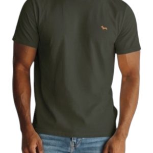 Harmont & Blaine - T-shirt Narrow Fit uomo verde militare