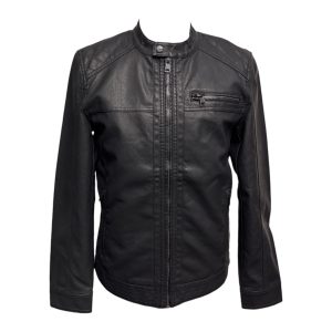 Only & Sons - Giubbino uomo in ecopelle nera