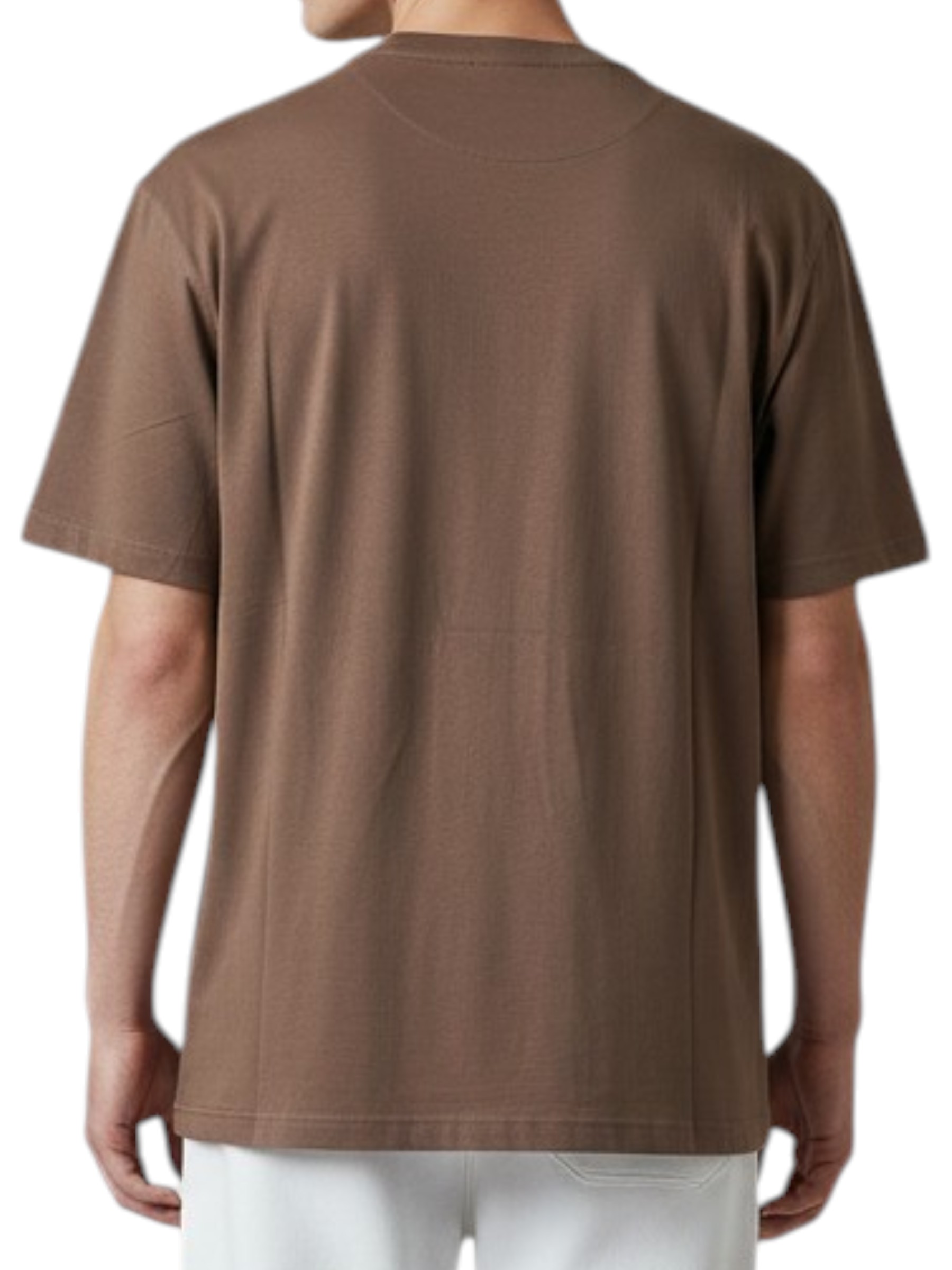 Harmont & Blaine – T-shirt Narrow Fit uomo fango - immagine 2