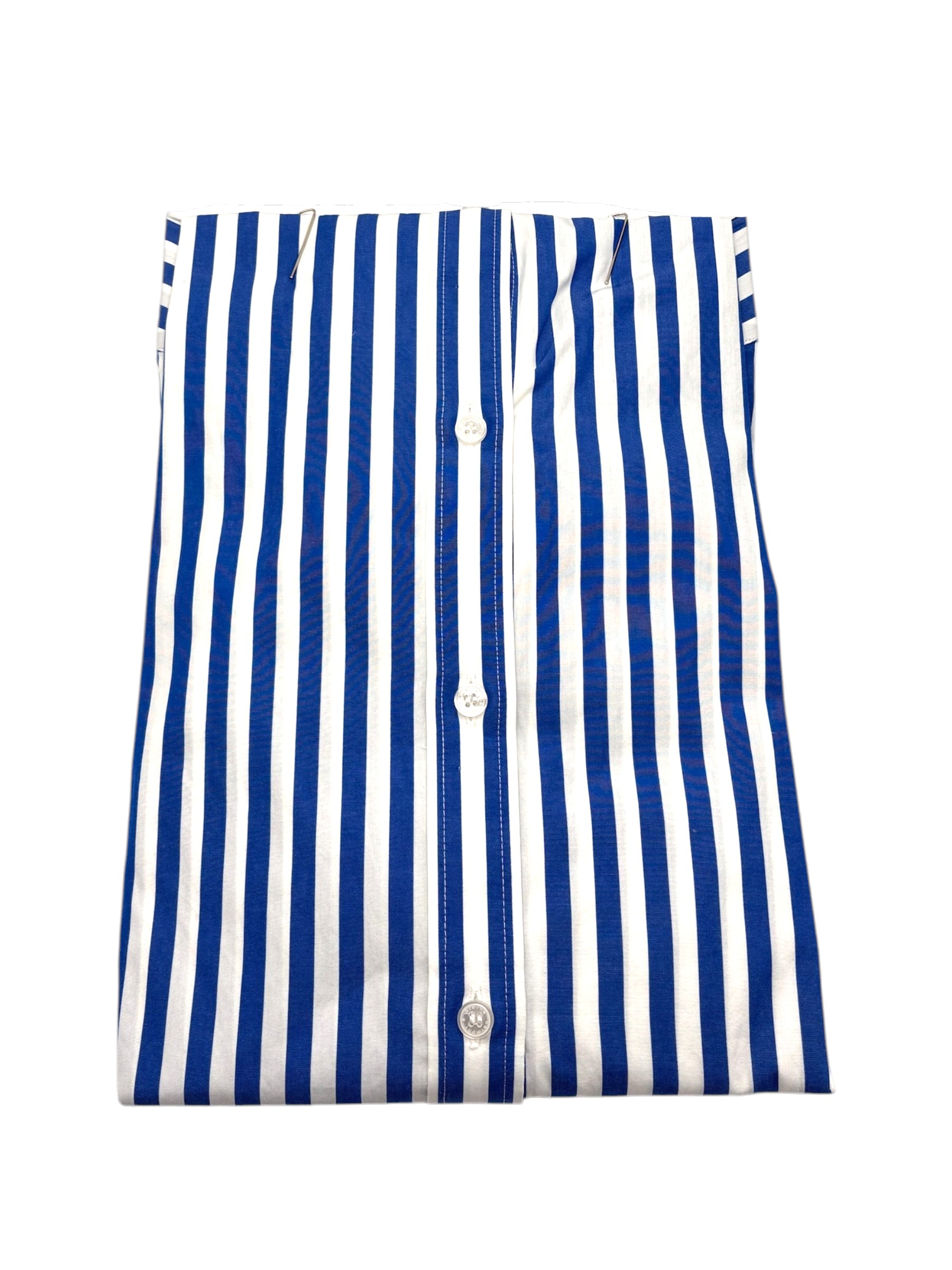 Harmont & Blaine – Camicia regular fit in cotone a righe blu e bianche linea Sorbetto - 3XL - immagine 2