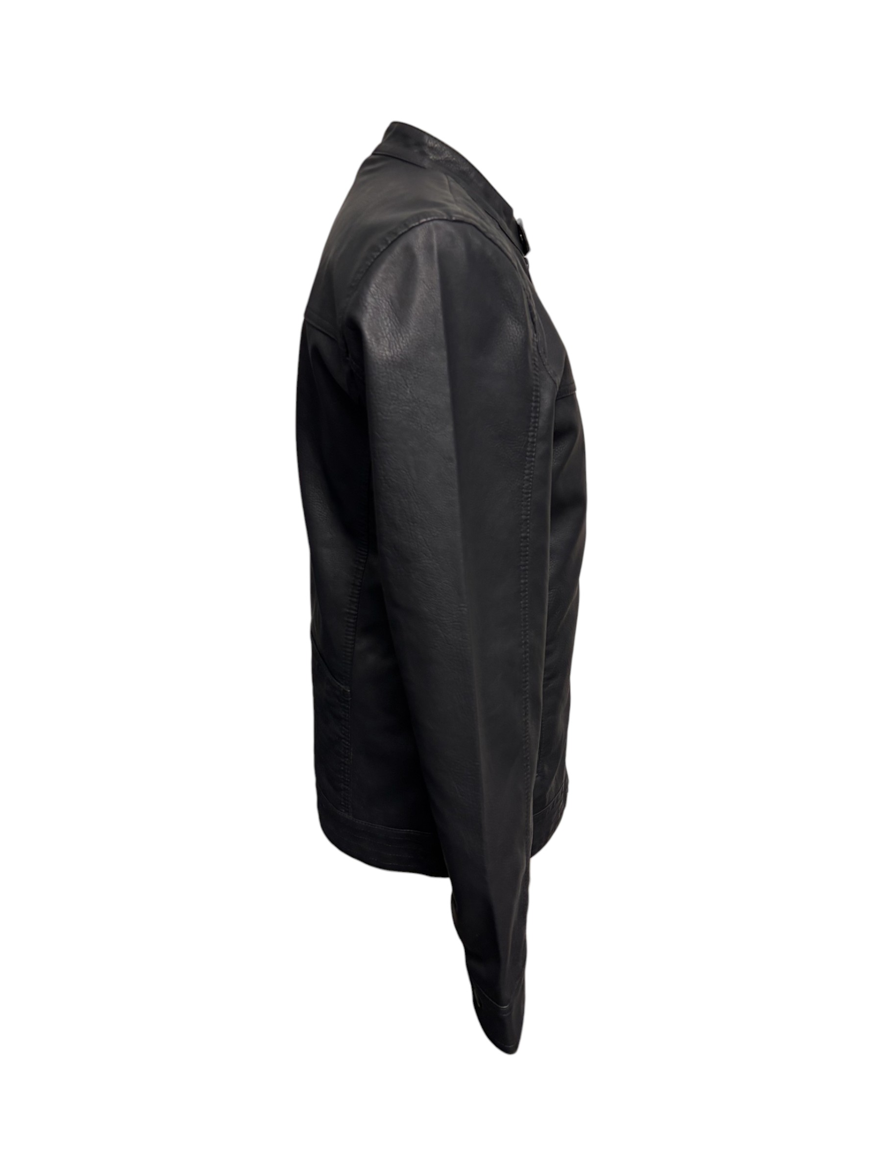 Only & Sons - Giubbino uomo in ecopelle nera - immagine 2