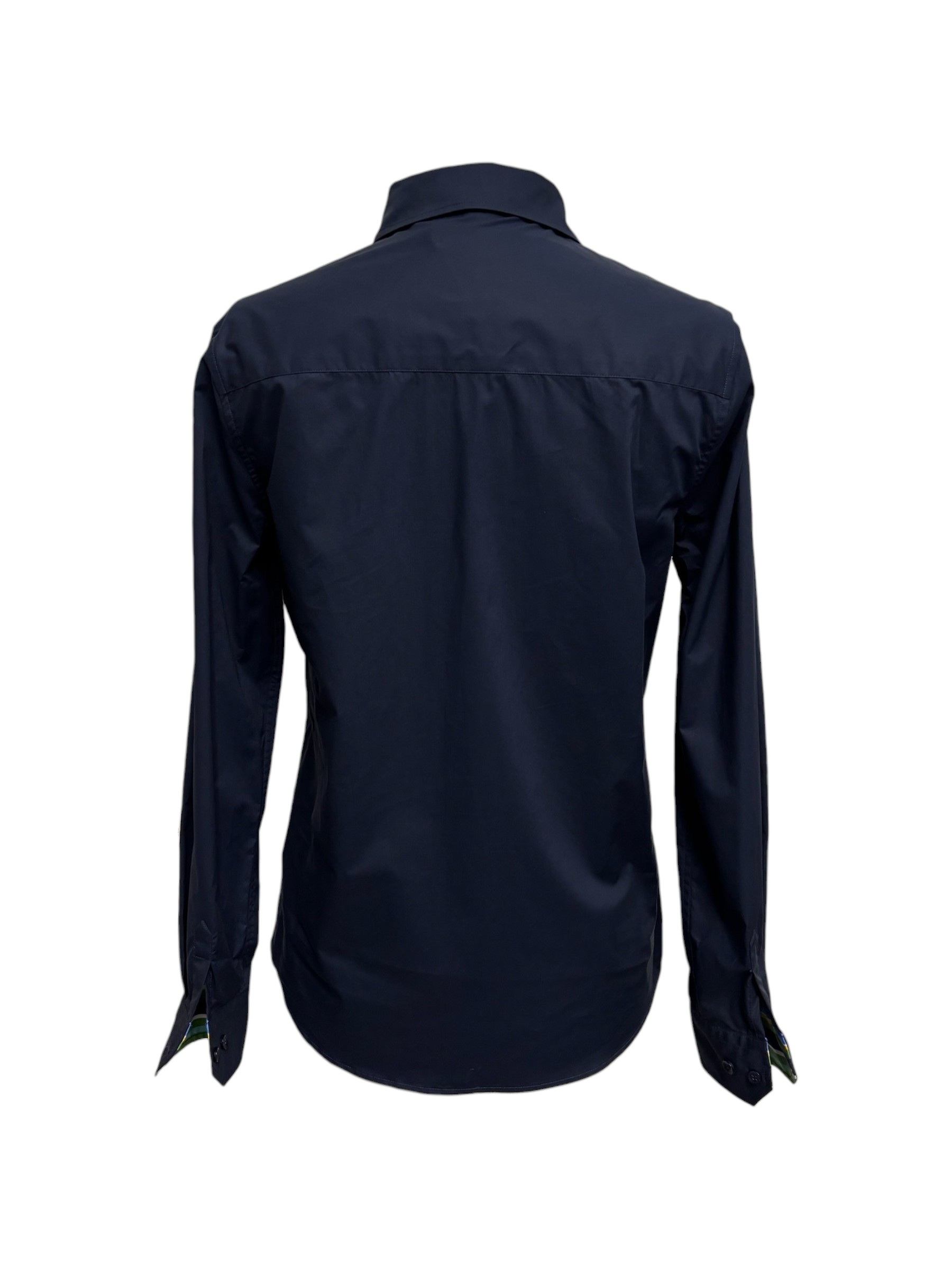 Harmont & Blaine - Camicia donna blu navy con dettagli multicolor - immagine 3