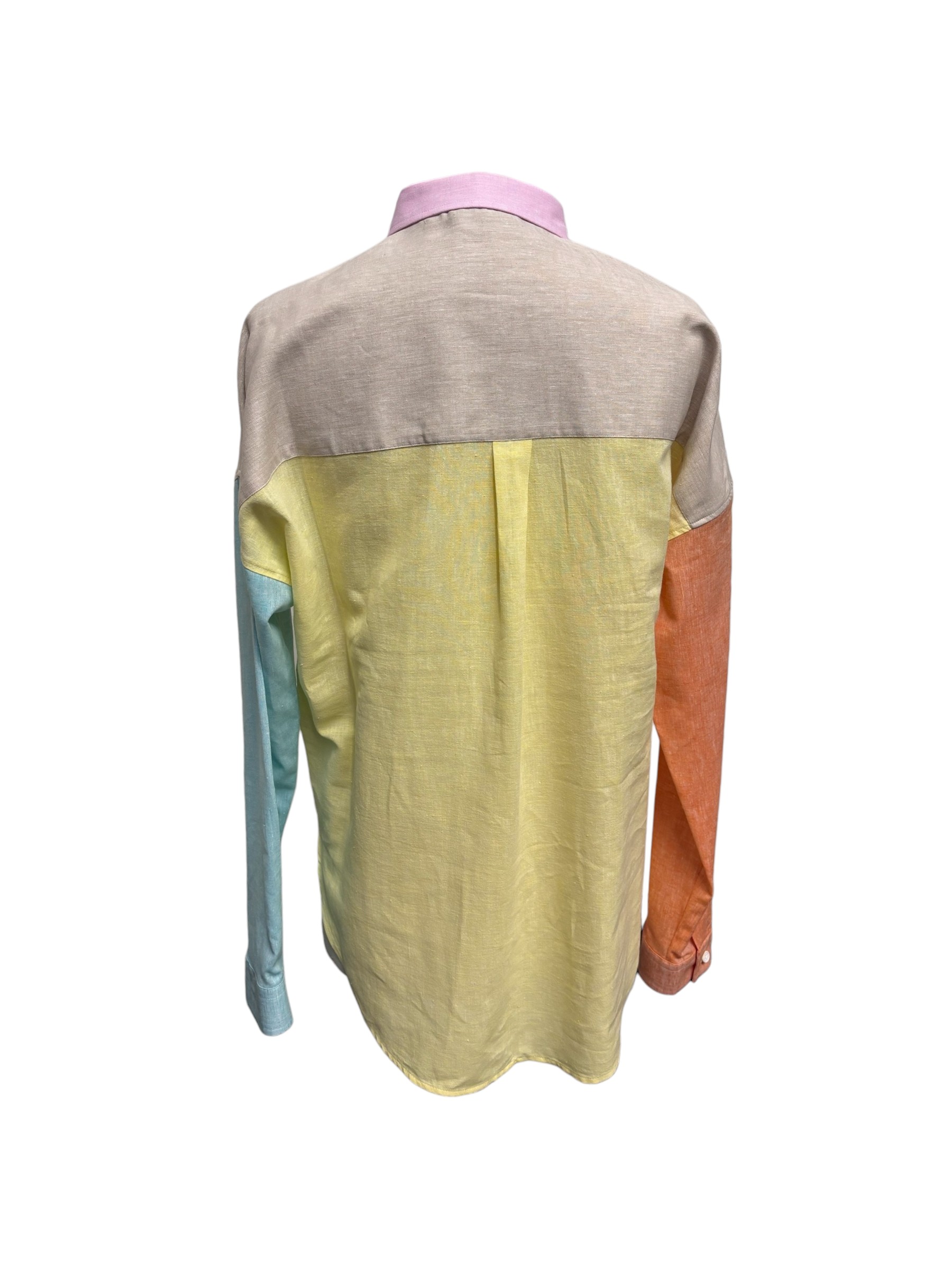 Harmont & Blaine - Camicia donna misto lino multicolore - immagine 3