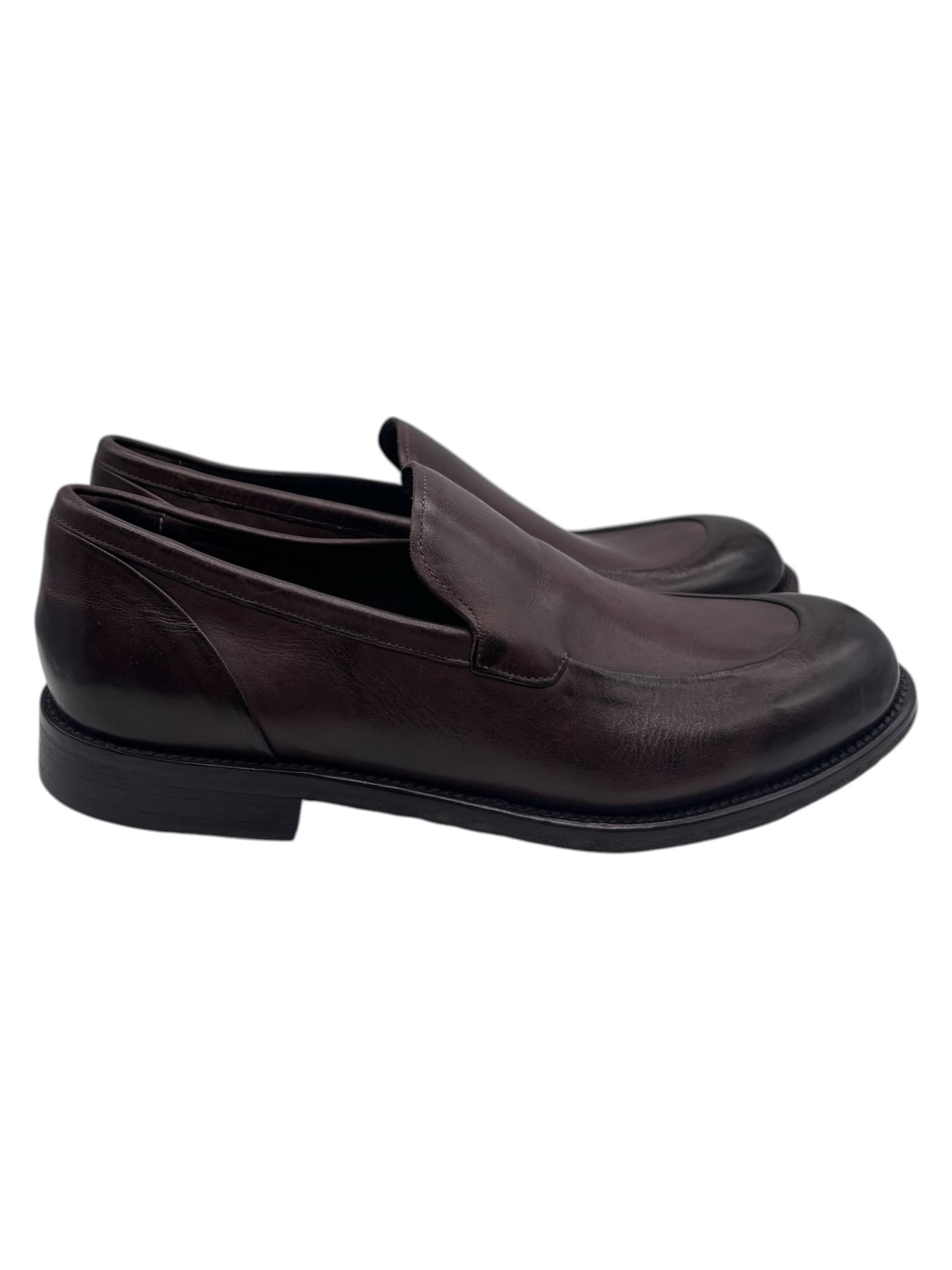 Brecos - Mocassini uomo in pelle testa di moro - 42 - immagine 3