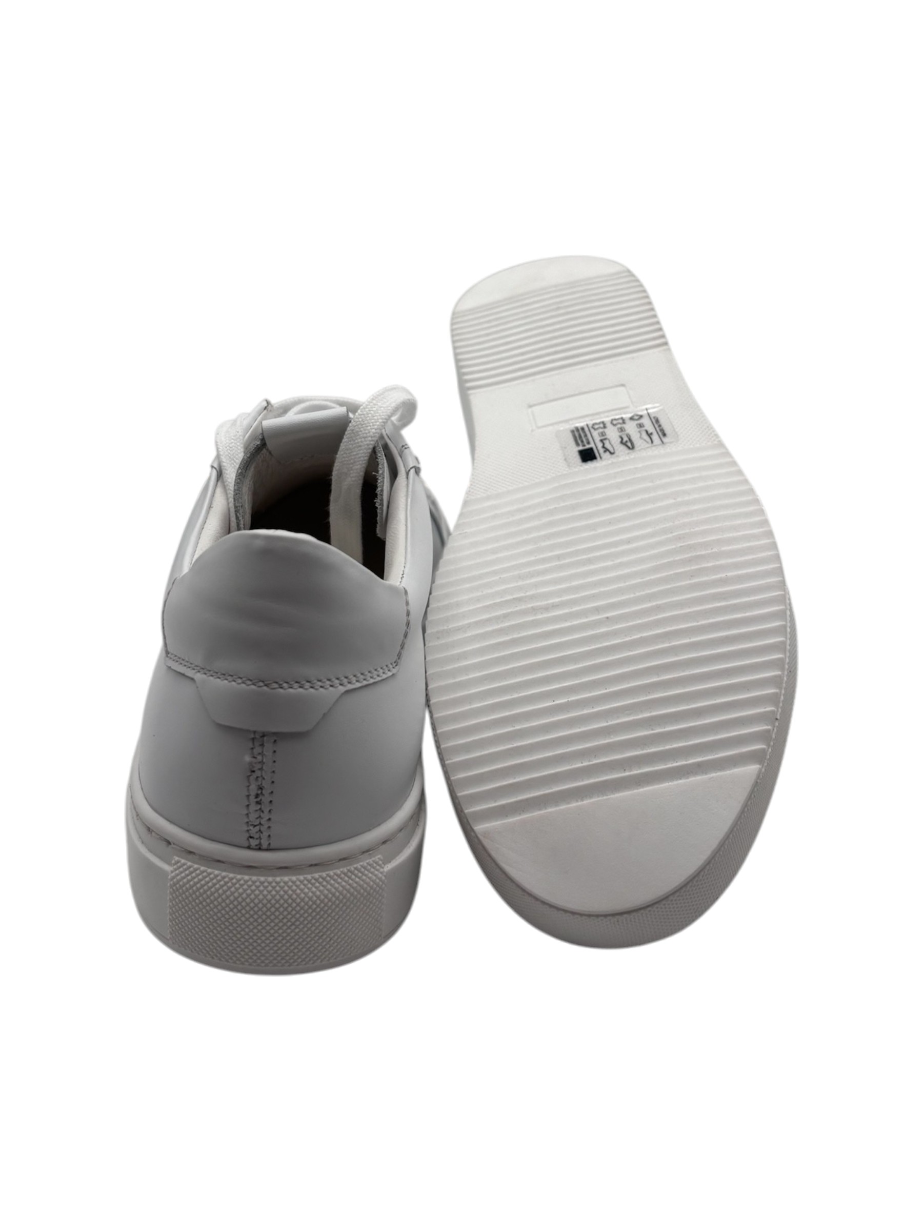 Brecos - Sneakers uomo in pelle bianca - immagine 4