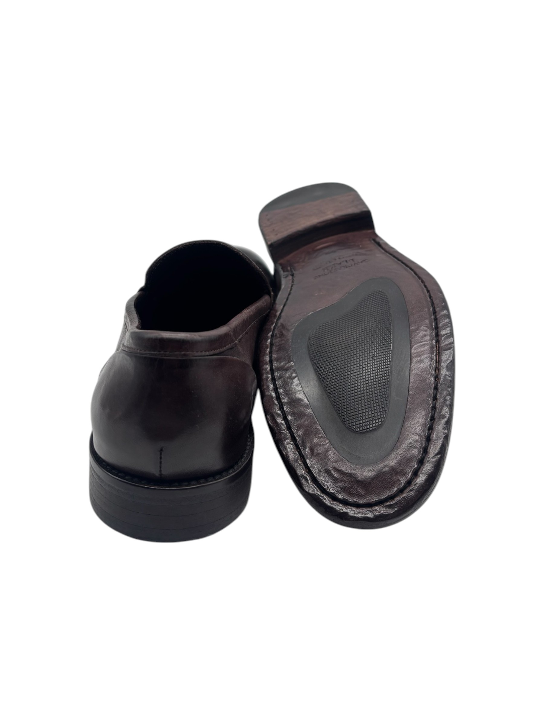 Brecos - Mocassini uomo in pelle testa di moro - 42 - immagine 4