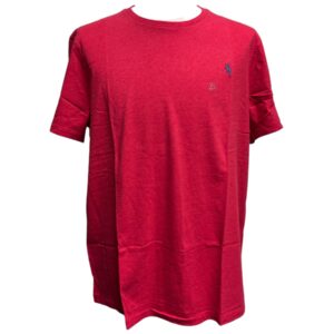 Polo Ralph Lauren – T-shirt custom slim fit in cotone rosso melange – XL