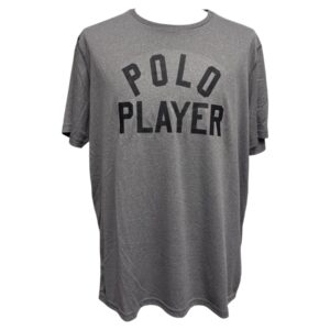 Polo Ralph Lauren – T-shirt grigia “Polo Player” Performance – XL