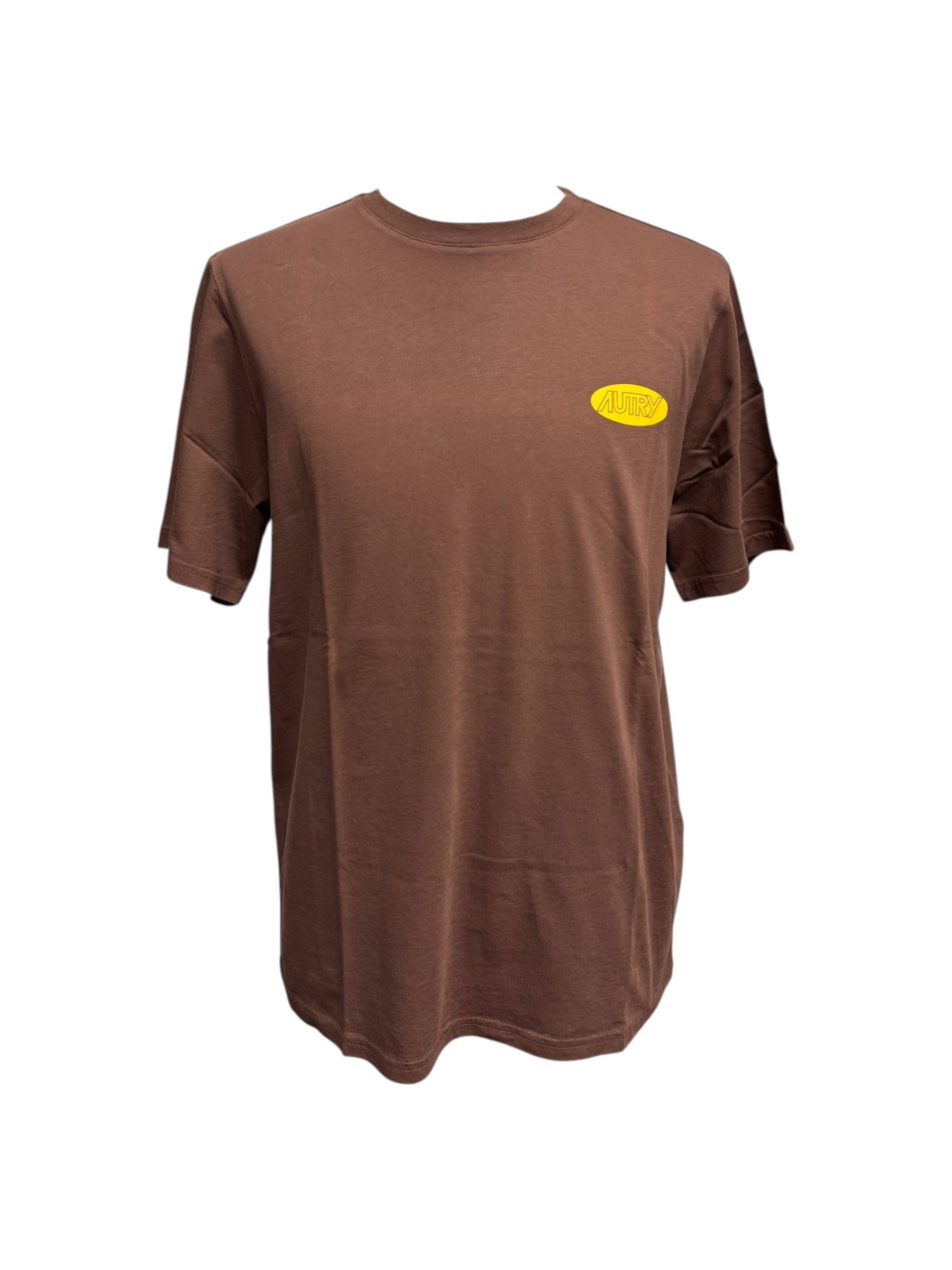 Autry – T-shirt in cotone marrone