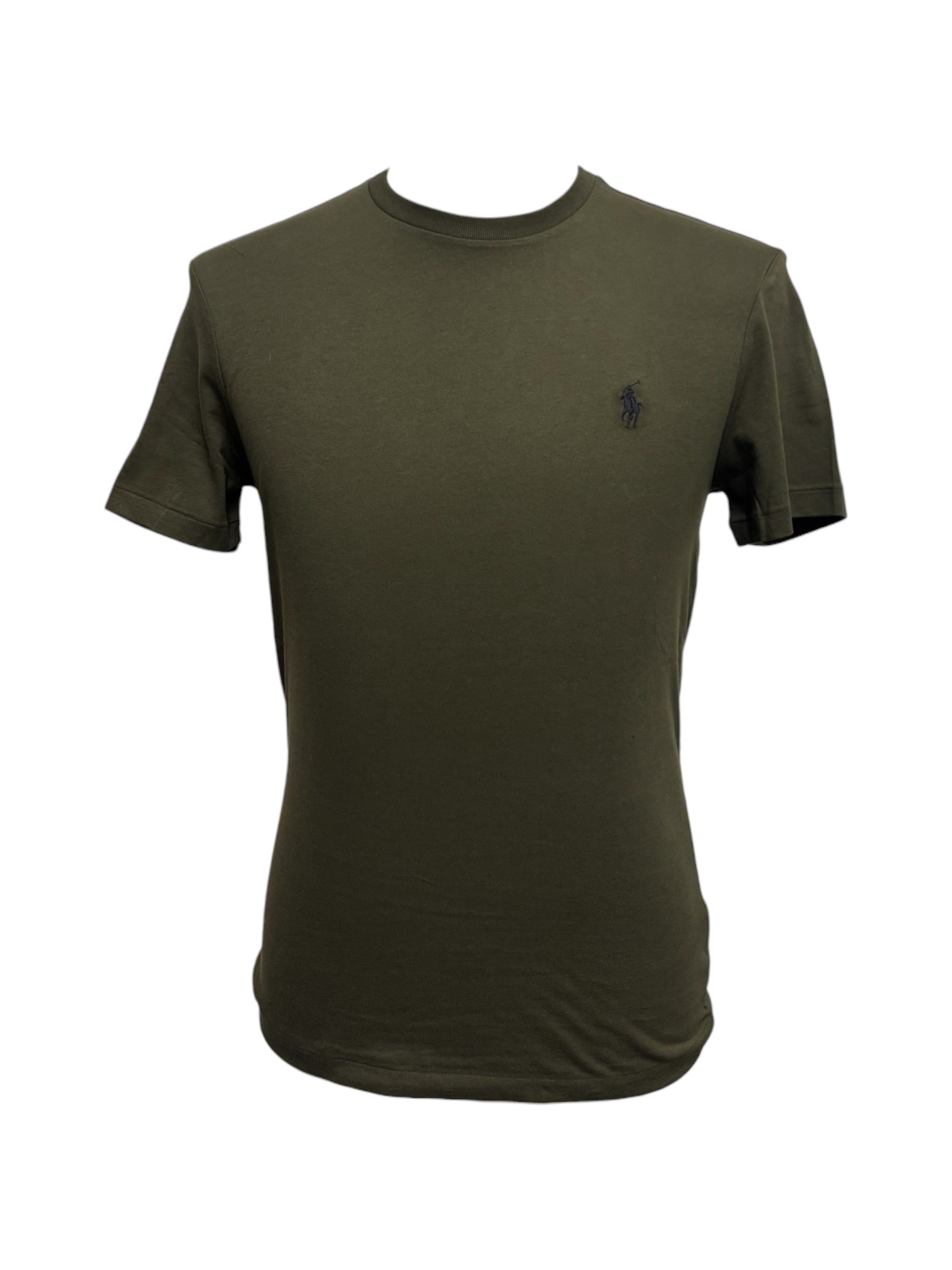 Polo Ralph Lauren - T-shirt in cotone verde oliva - S