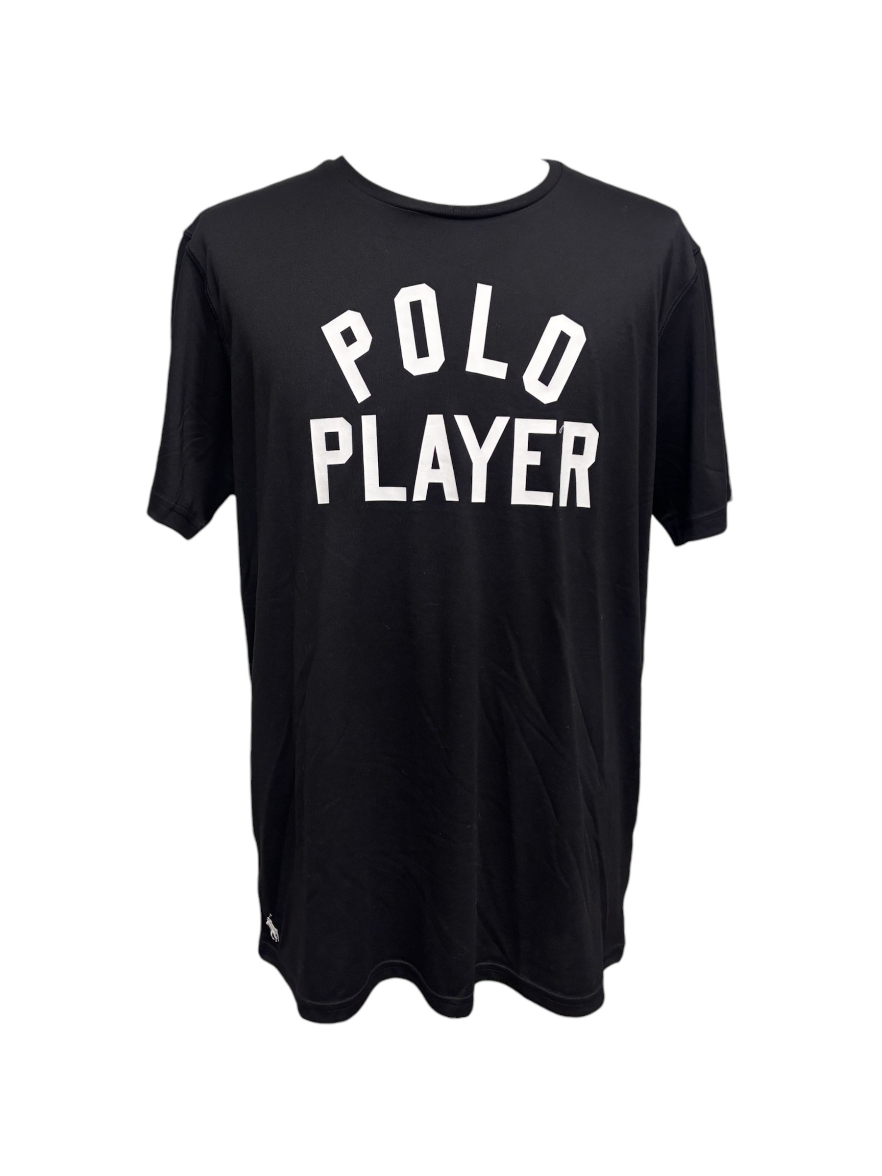 Polo Ralph Lauren - T-shirt nera "Polo Player" Performance - XL