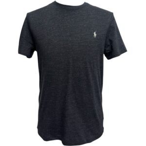 Polo Ralph Lauren - T-shirt in cotone grigio antracite melange
