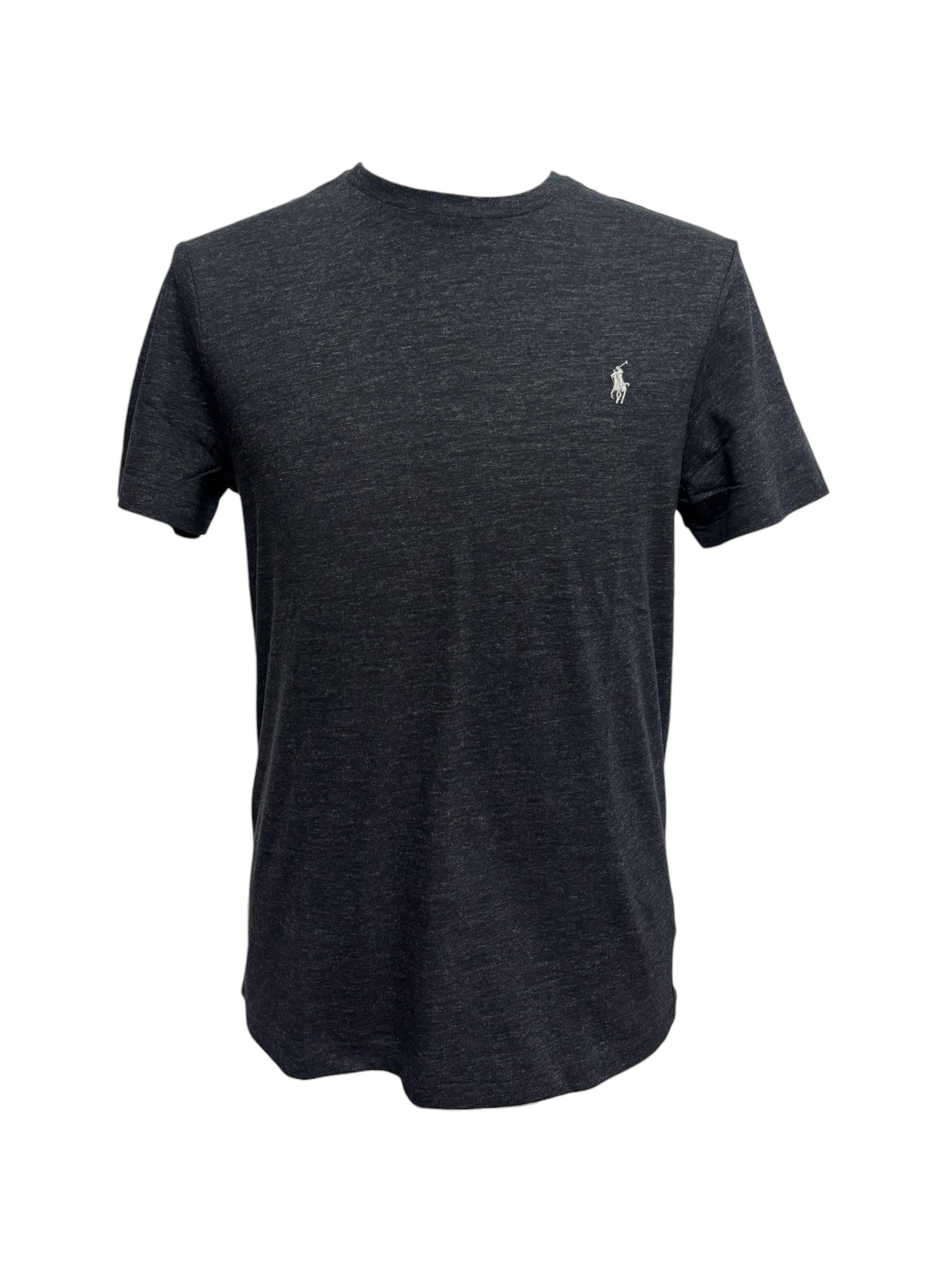 Polo Ralph Lauren - T-shirt in cotone grigio antracite melange