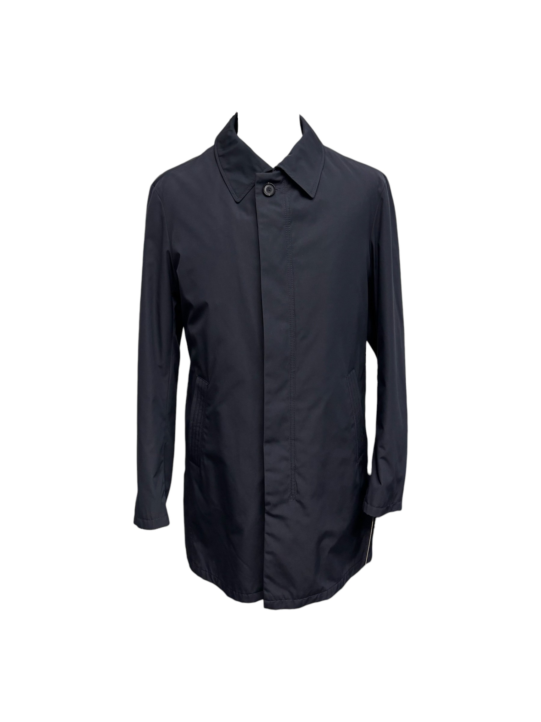 Bugatti - Cappotto uomo blu con pettorina - 50