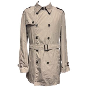 Bugatti - Trench doppiopetto uomo beige