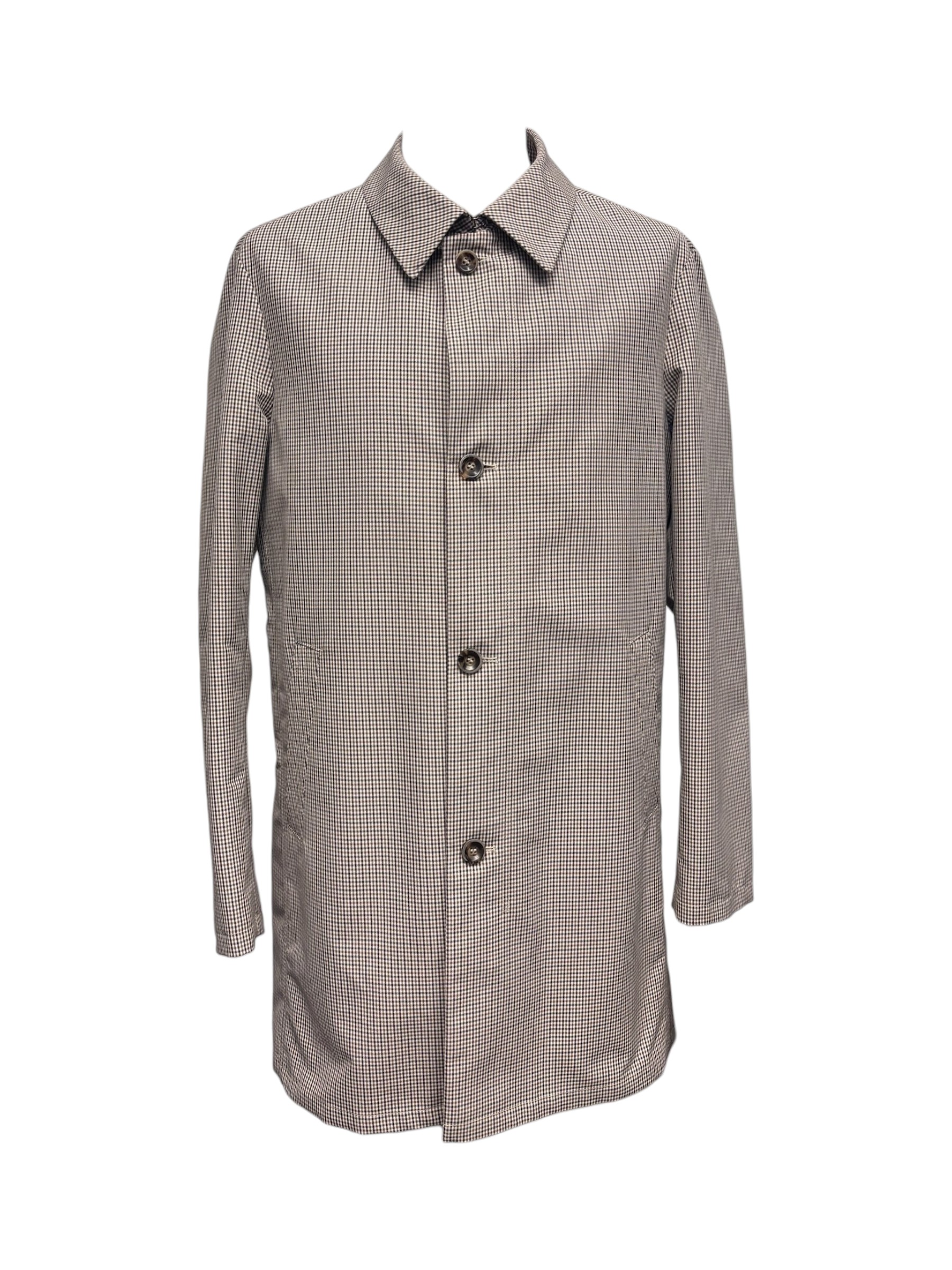 Bugatti - Trench uomo micro-check - 50