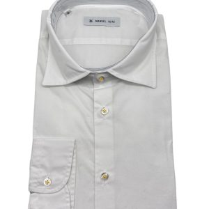 Manuel Ritz - Camicia in cotone bianca