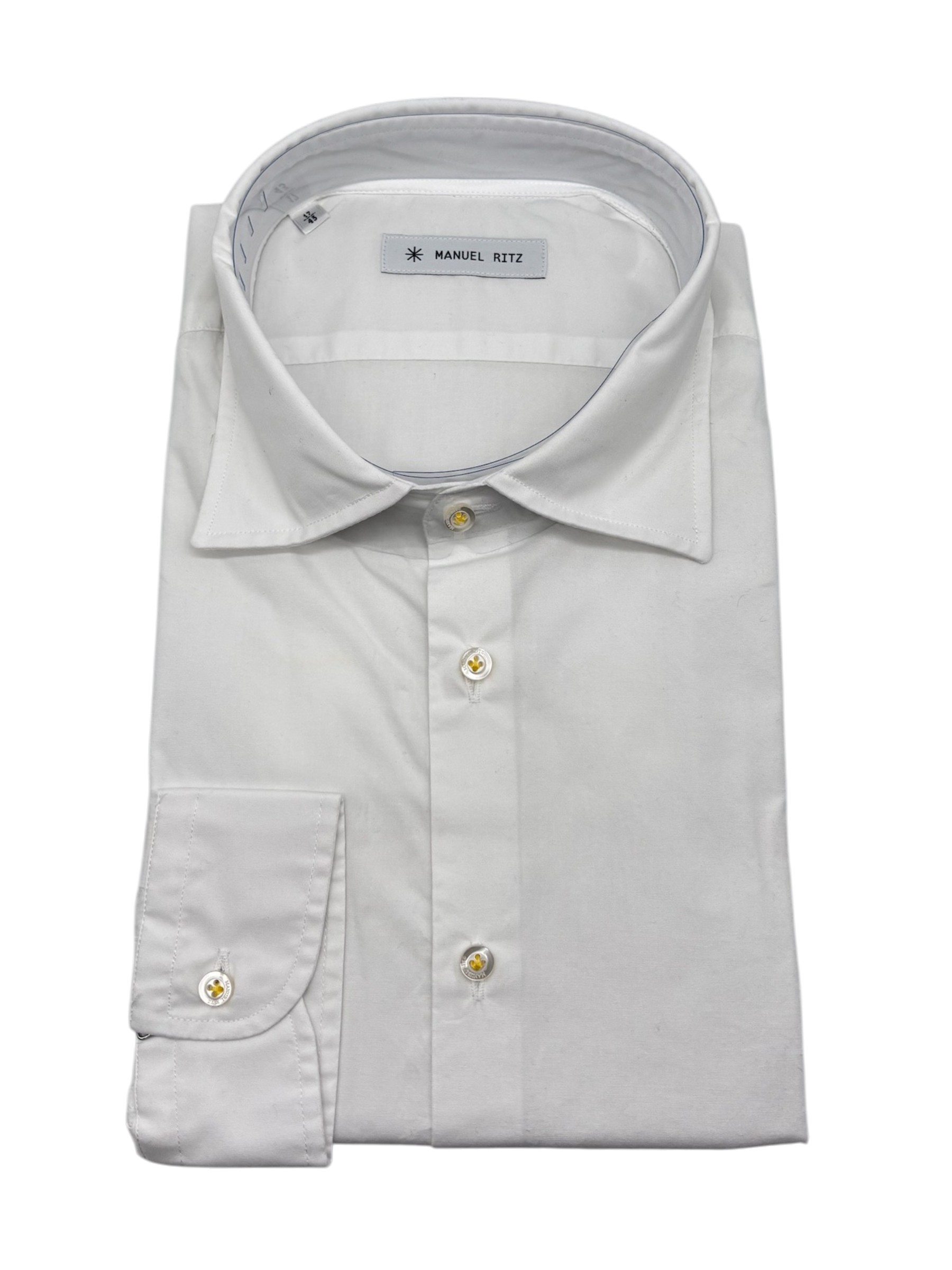 Manuel Ritz - Camicia in cotone bianca