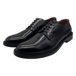 Raphael - Scarpe derby uomo in pelle nera - 45