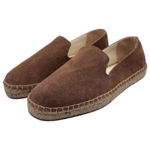 St. Tropez - Espadrillas uomo in pelle scamosciata marrone