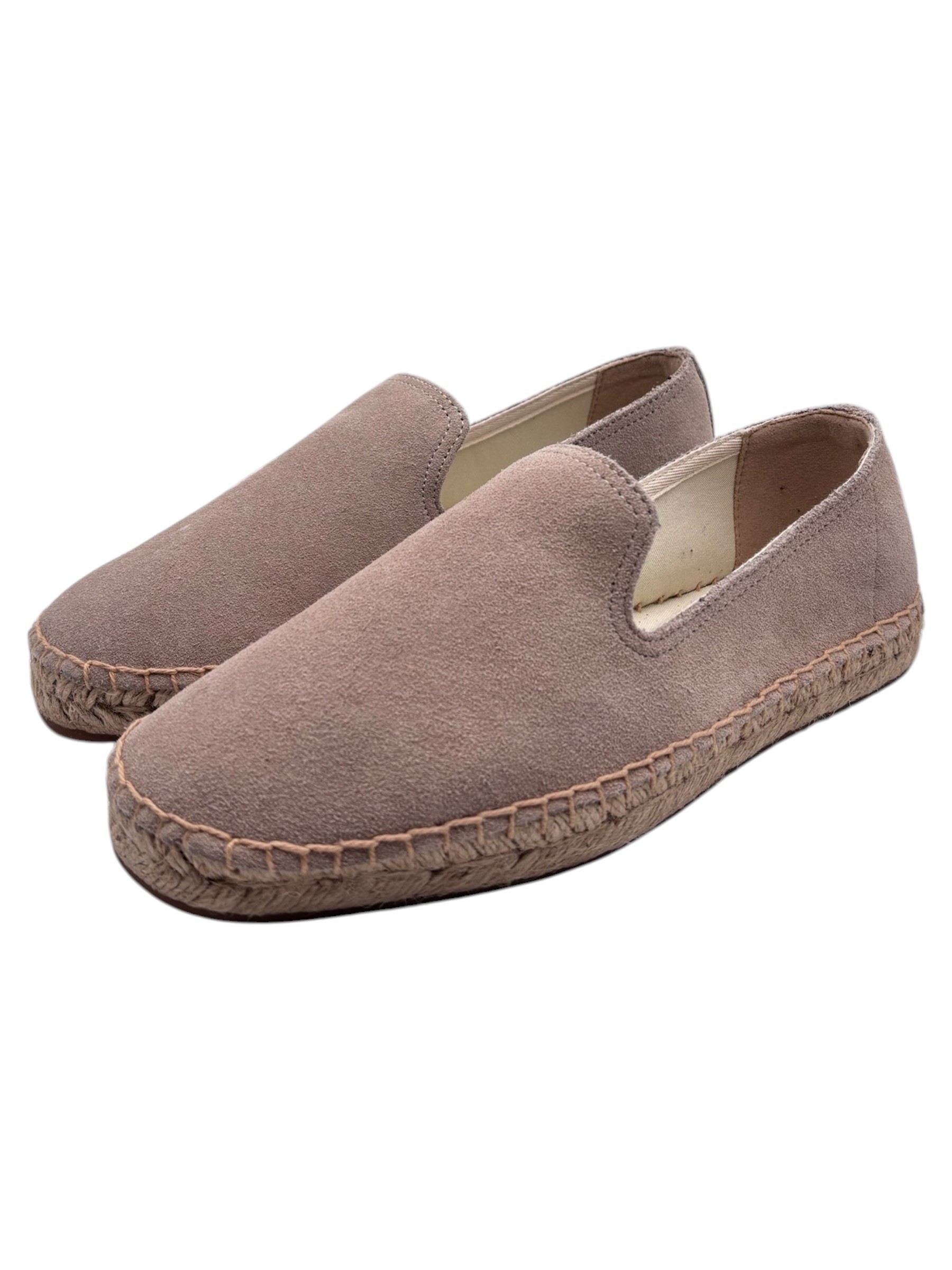 St. Tropez – Espadrillas uomo in pelle scamosciata ghiaccio