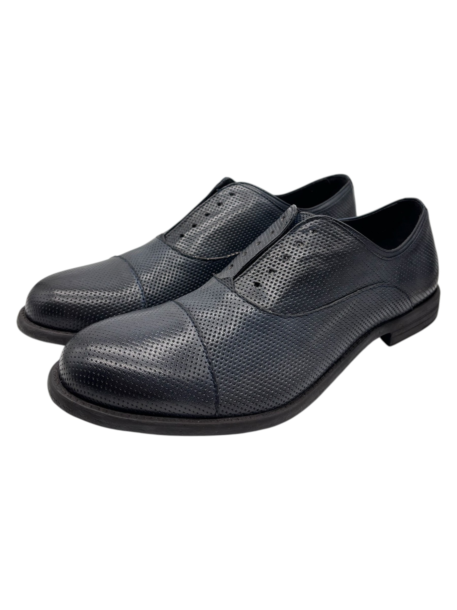 Raphael - Scarpe Oxford uomo in pelle senza lacci - 40