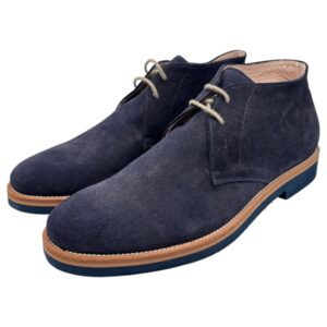 Raphael - Polacchini uomo in camoscio blu notte - 41