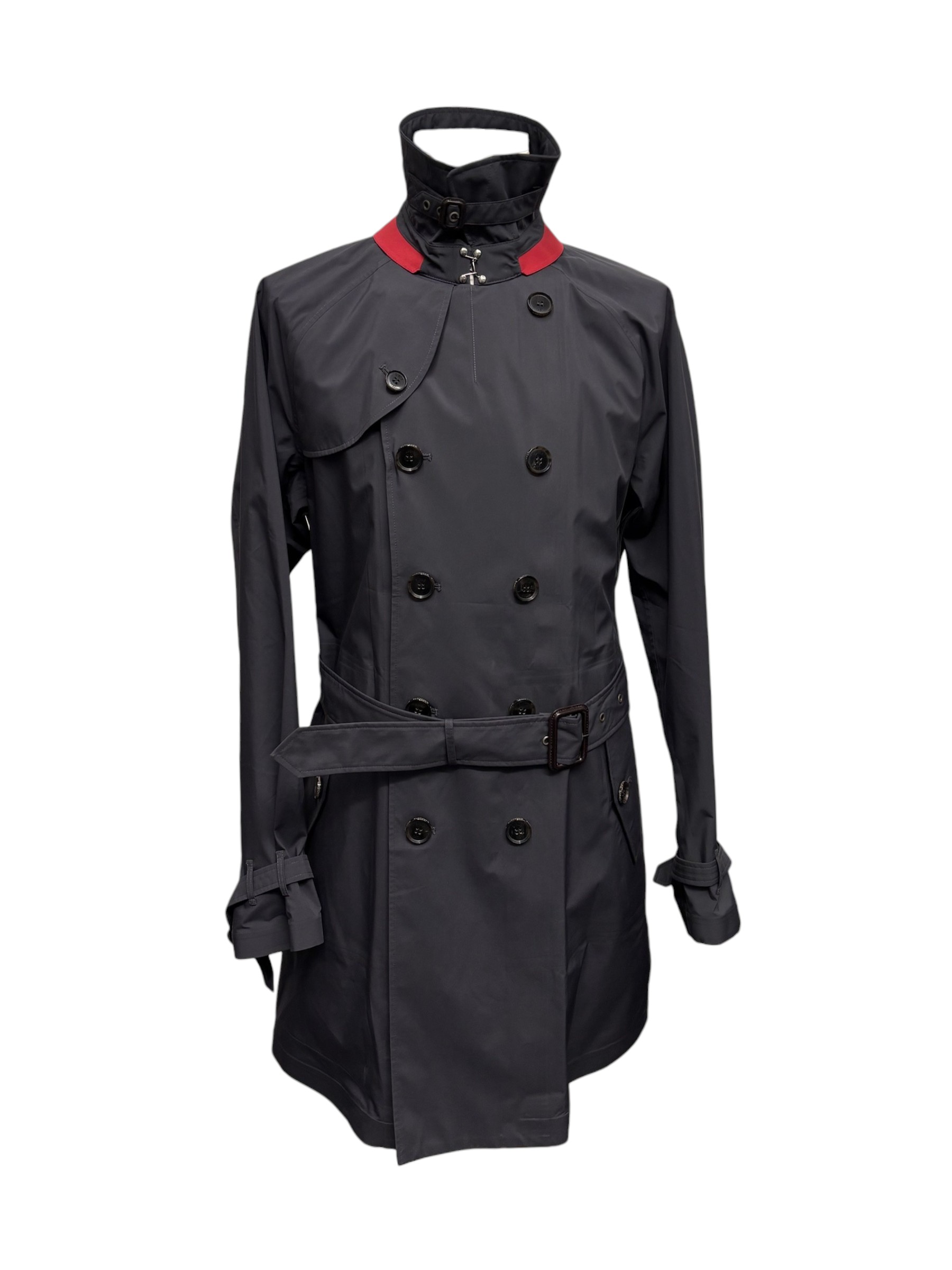 Baracuta - Trench doppiopetto uomo antracite - 50 - immagine 2