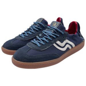 Primabase - Sneakers uomo in pelle scamosciata e tessuto