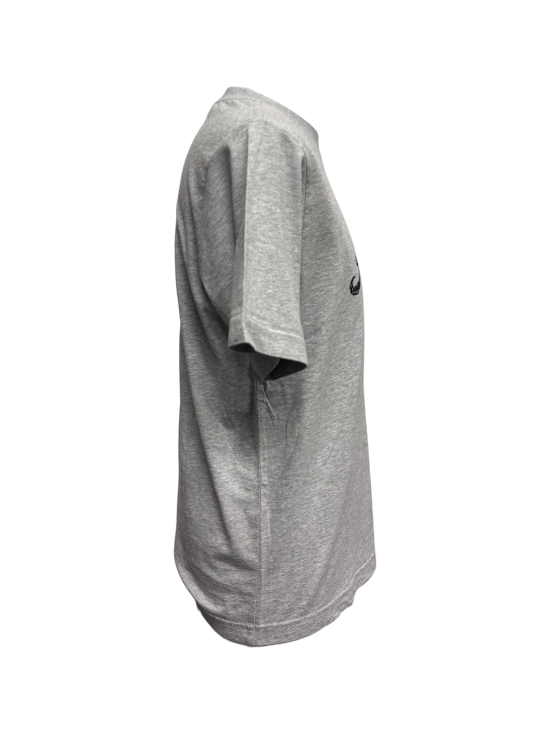Autry - T-shirt in cotone grigio melange con logo script - immagine 2