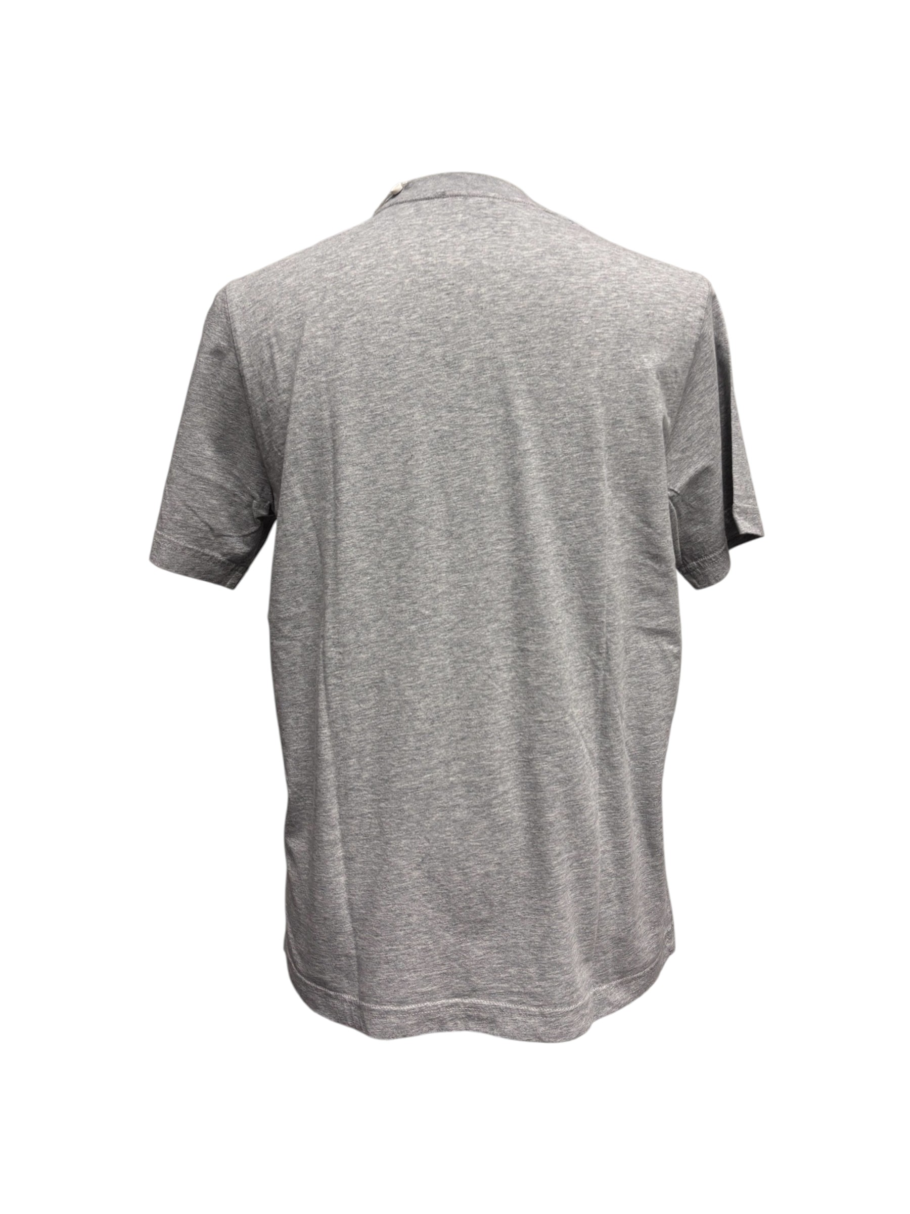 Autry - T-shirt in cotone grigio melange con logo script - immagine 3
