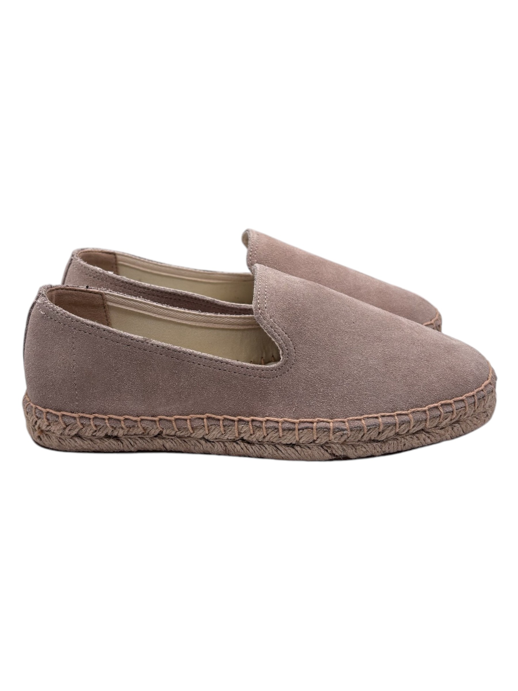 St. Tropez – Espadrillas uomo in pelle scamosciata ghiaccio - immagine 3