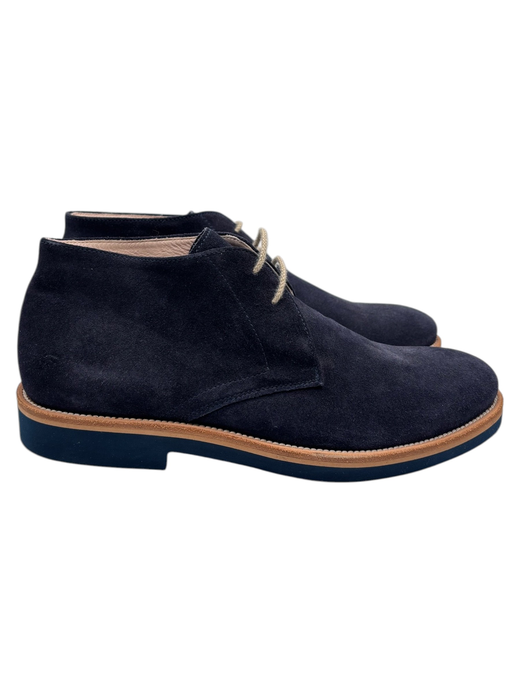 Raphael - Polacchini uomo in camoscio blu notte - 41 - immagine 3