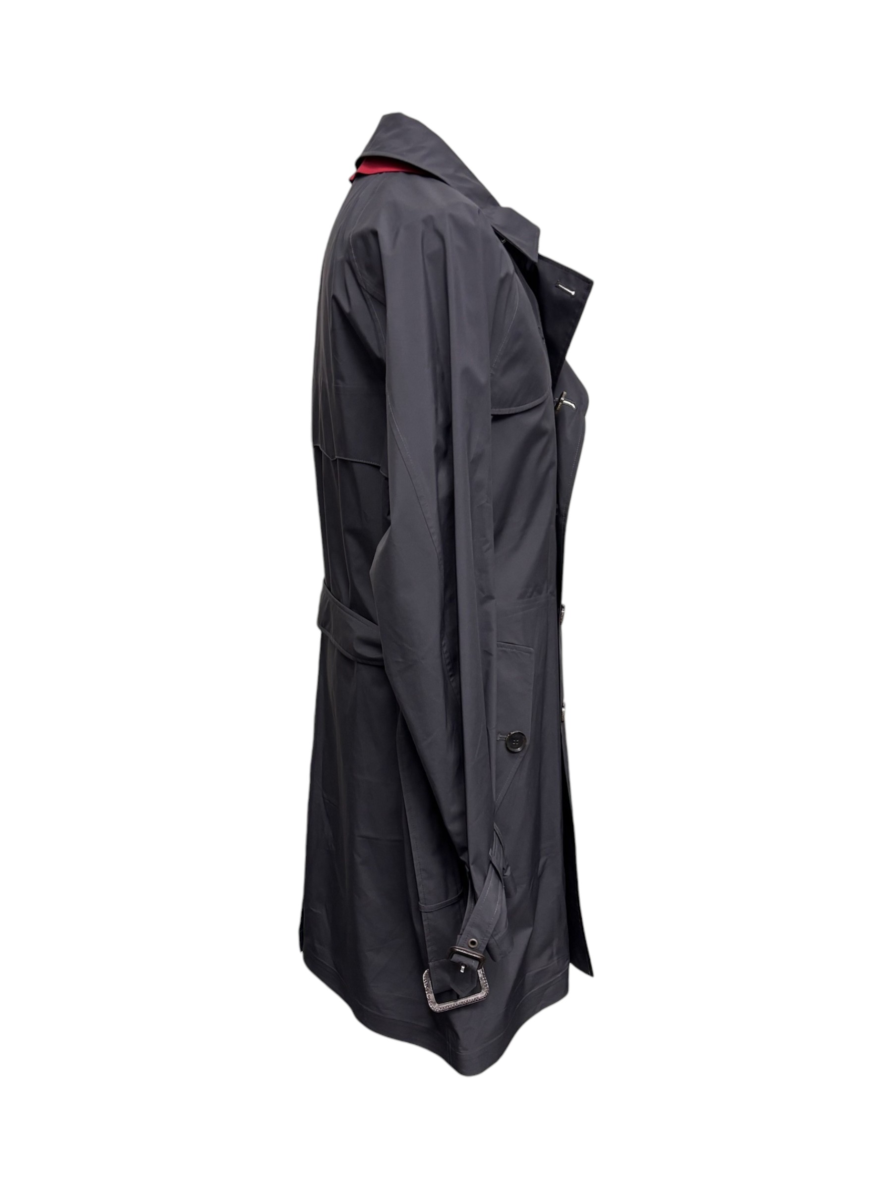 Baracuta - Trench doppiopetto uomo antracite - 50 - immagine 3