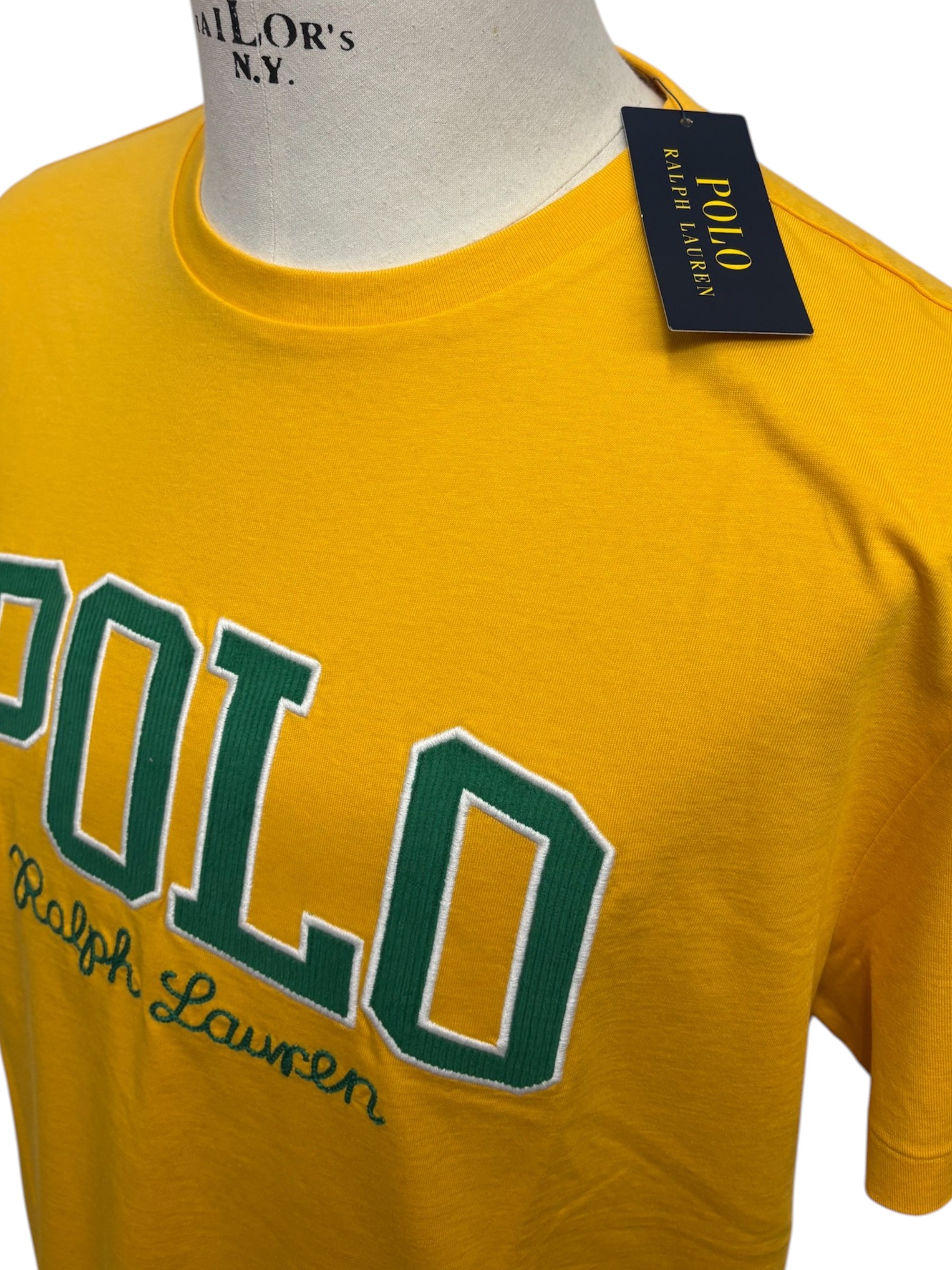 Polo Ralph Lauren - T-shirt classic fit in cotone senape - M - immagine 4