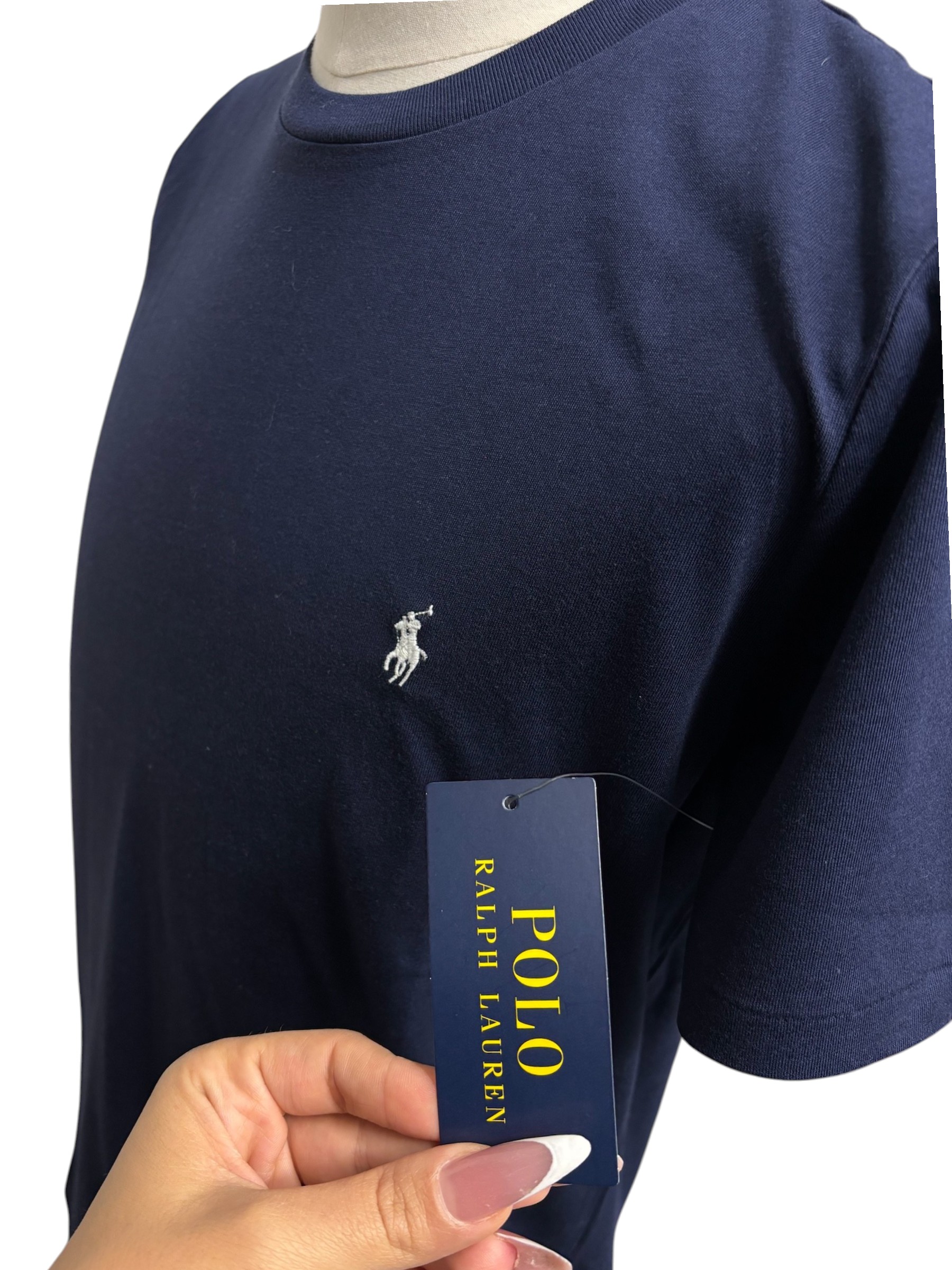 Polo Ralph Lauren - T-shirt in cotone blu navy - S - immagine 4