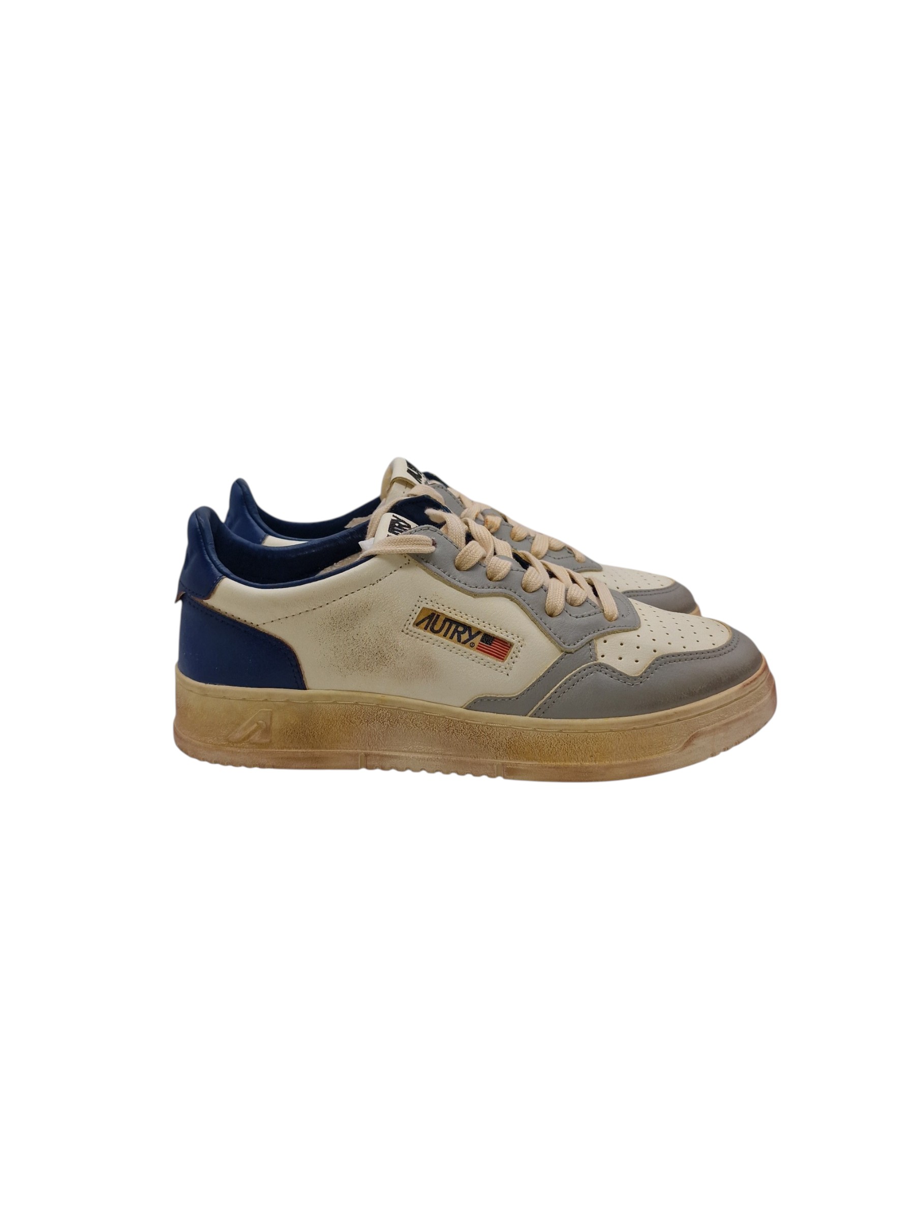 Autry Super Vintage - Sneakers uomo in pelle effetto vintage - 41 - immagine 3