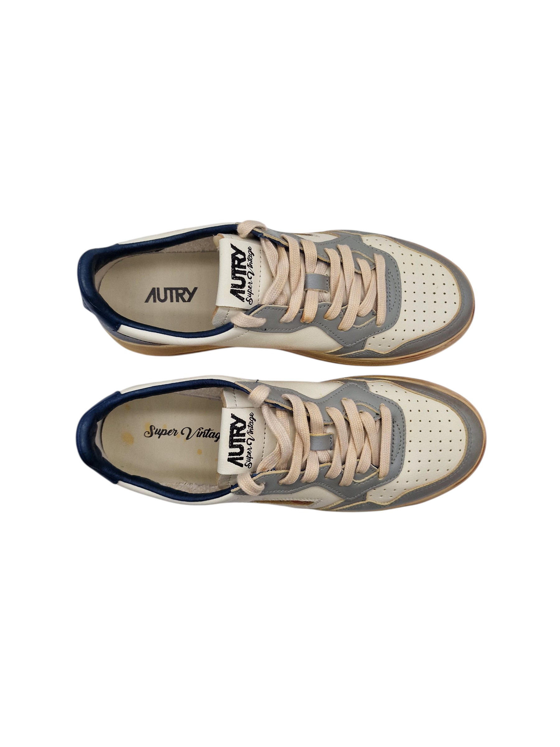 Autry Super Vintage - Sneakers uomo in pelle effetto vintage - 41 - immagine 4