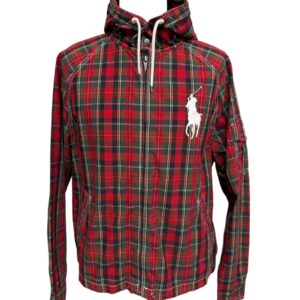 Polo Ralph Lauren - Giubbino in tartan uomo con cappuccio - XL