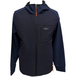 Aeronautica Militare - Giubbino blu uomo con cappuccio - 50