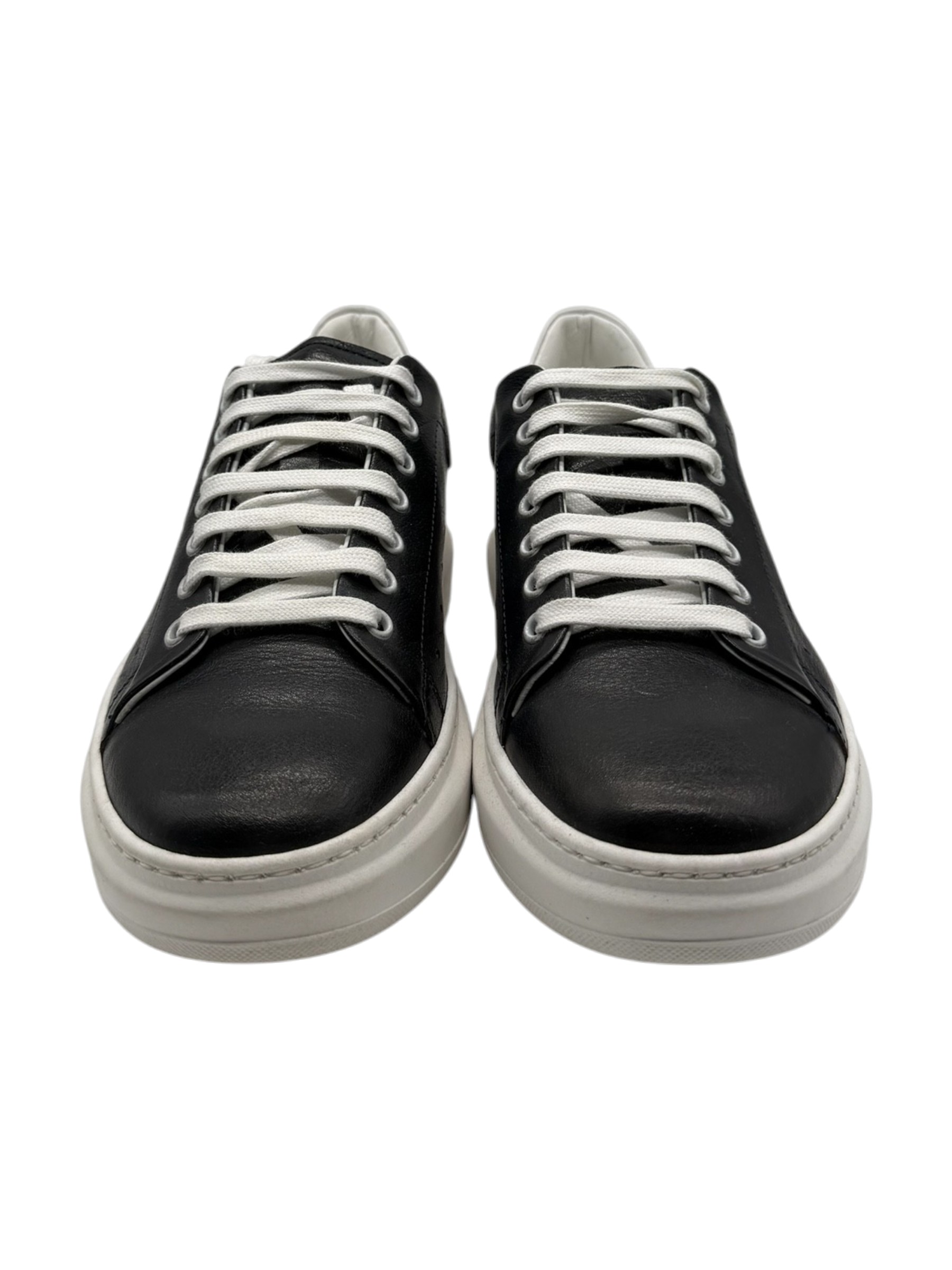 Franco Fedele - Sneakers uomo in pelle blu scuro - immagine 2