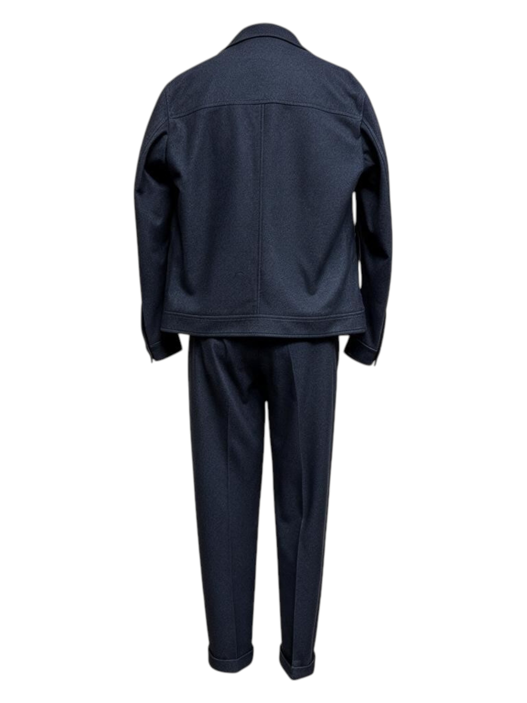 Raphael – Abito uomo giacca overshirt con pantalone blu - immagine 3