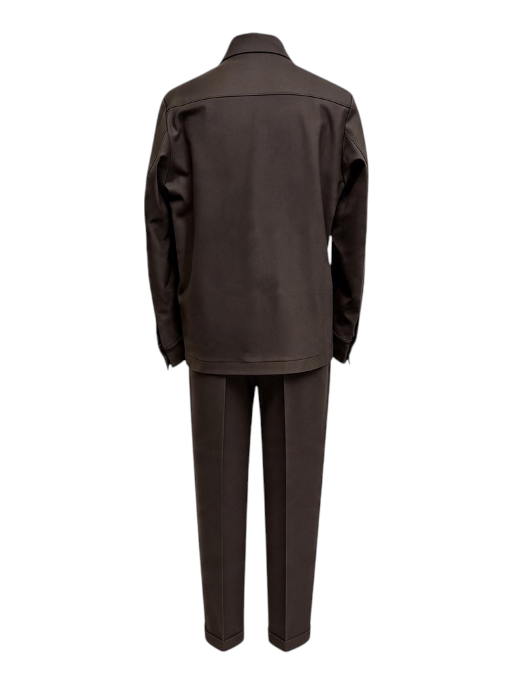Raphael – Abito uomo giacca overshirt con bottoni e pantalone testa di moro - immagine 3