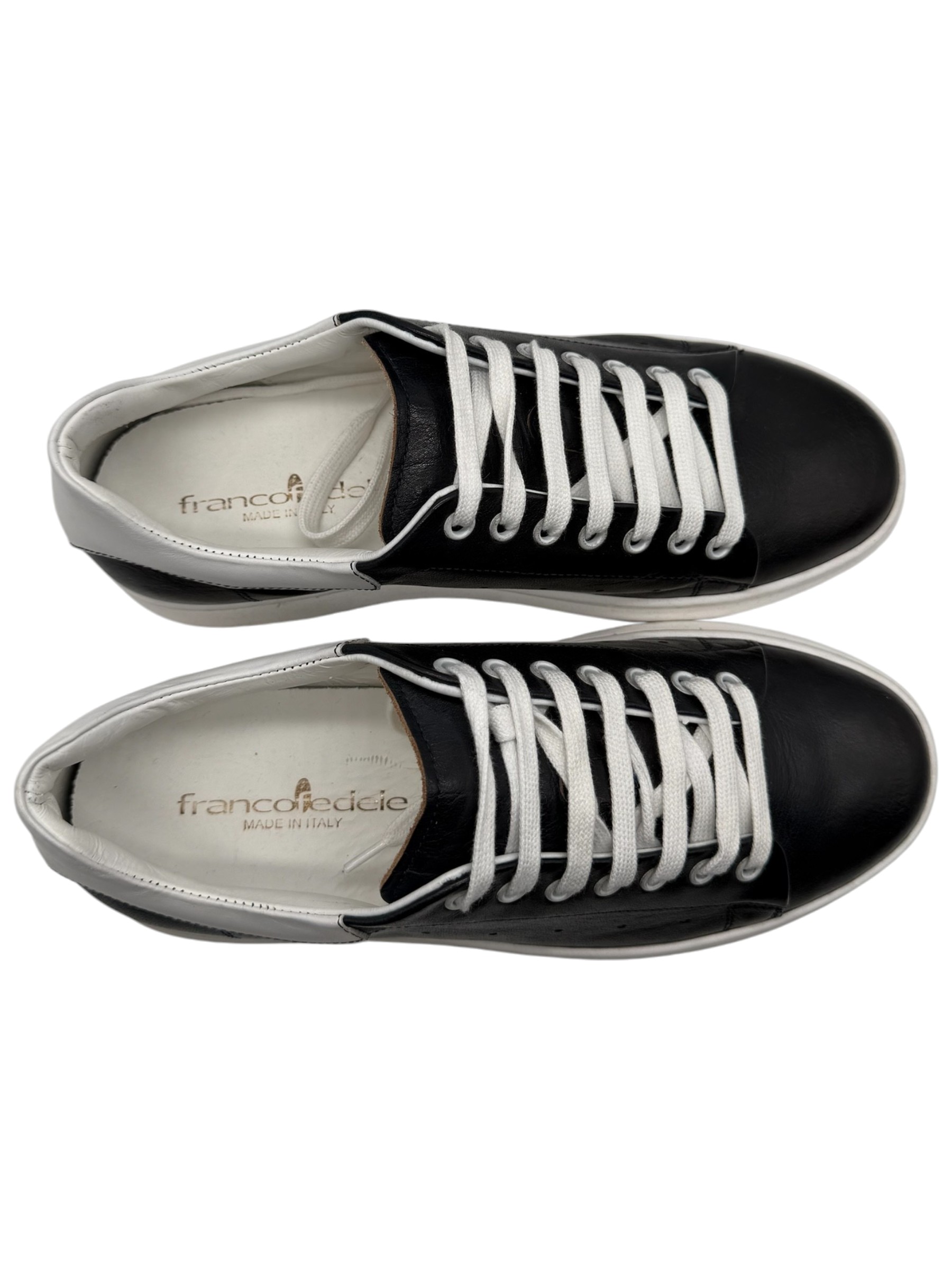 Franco Fedele - Sneakers uomo in pelle blu scuro - immagine 5